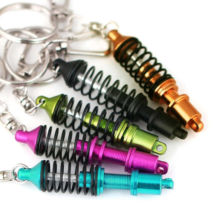 Shock Absorber Keychain Key Ring Holder(Green)