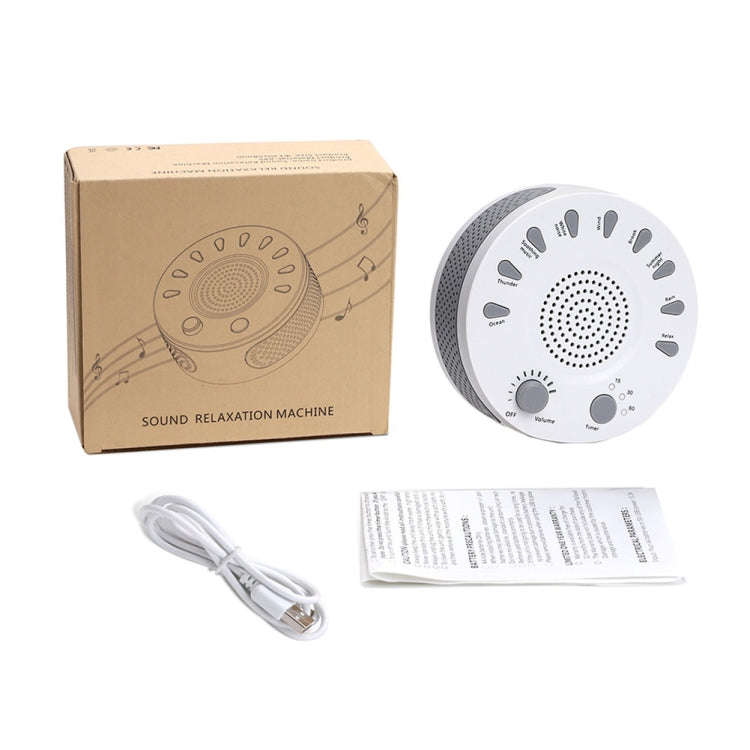 White Noise Machine Sleep Aid Device Improves Sleeping with Nine Timed Music(White)