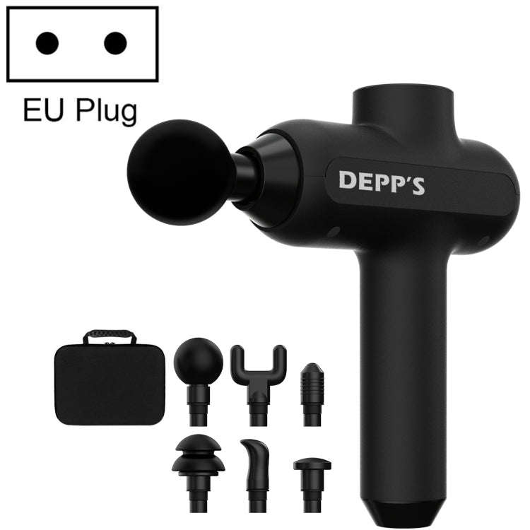 X6 Body Massage Band Rechargeable Muscle Massager Relaxer, EU Plug(Black)