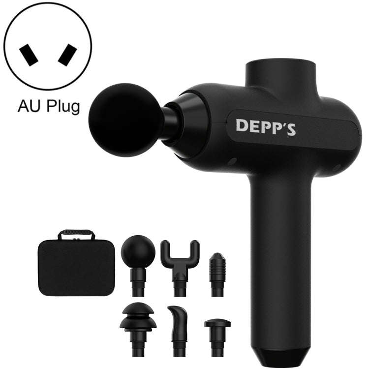 X6 Body Massage Band Rechargeable Muscle Massager Relaxer, AU Plug(Black)