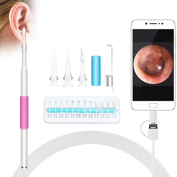 i95 3 in 1 USB Ear Scope Inspection HD 0.3MP Camera Visual Ear Spoon for OTG Android Phones & PC ...