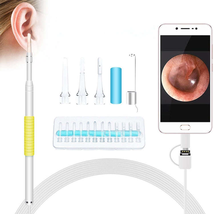 i95 3 in 1 USB Ear Scope Inspection HD 0.3MP Camera Visual Ear Spoon for OTG Android Phones & PC ...