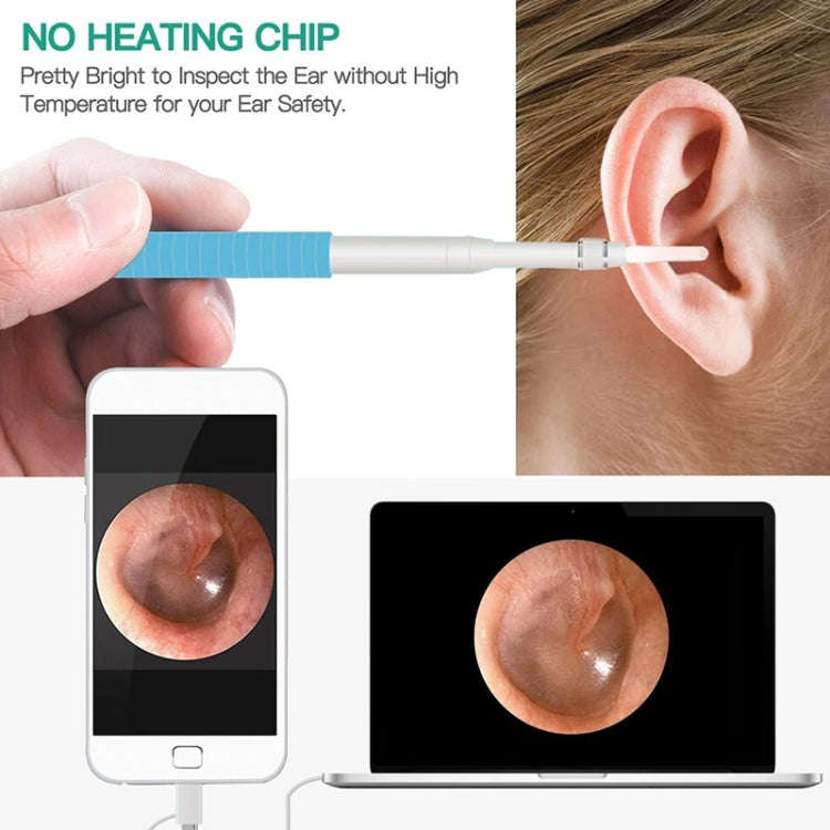 i95 3 in 1 USB Ear Scope Inspection HD 0.3MP Camera Visual Ear Spoon for OTG Android Phones & PC ...
