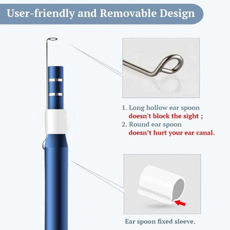 i95 3 in 1 USB Ear Scope Inspection HD 0.3MP Camera Visual Ear Spoon for OTG Android Phones & PC ...