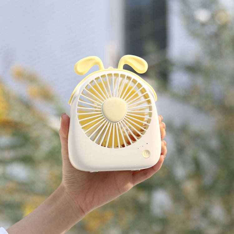 WT-F14 1200 mAh Deer Shape Mini Portable Fan with 3 Speed Control(Blue)