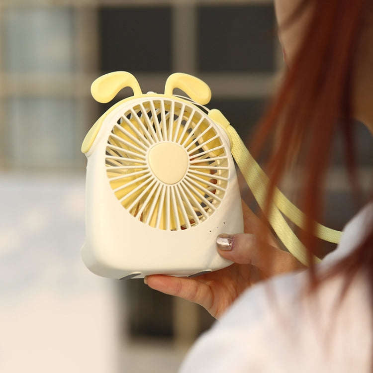 WT-F14 1200 mAh Deer Shape Mini Portable Fan with 3 Speed Control(Blue)