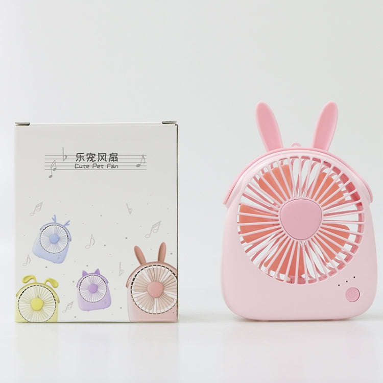 WT-F14 1200 mAh Deer Shape Mini Portable Fan with 3 Speed Control(Blue)