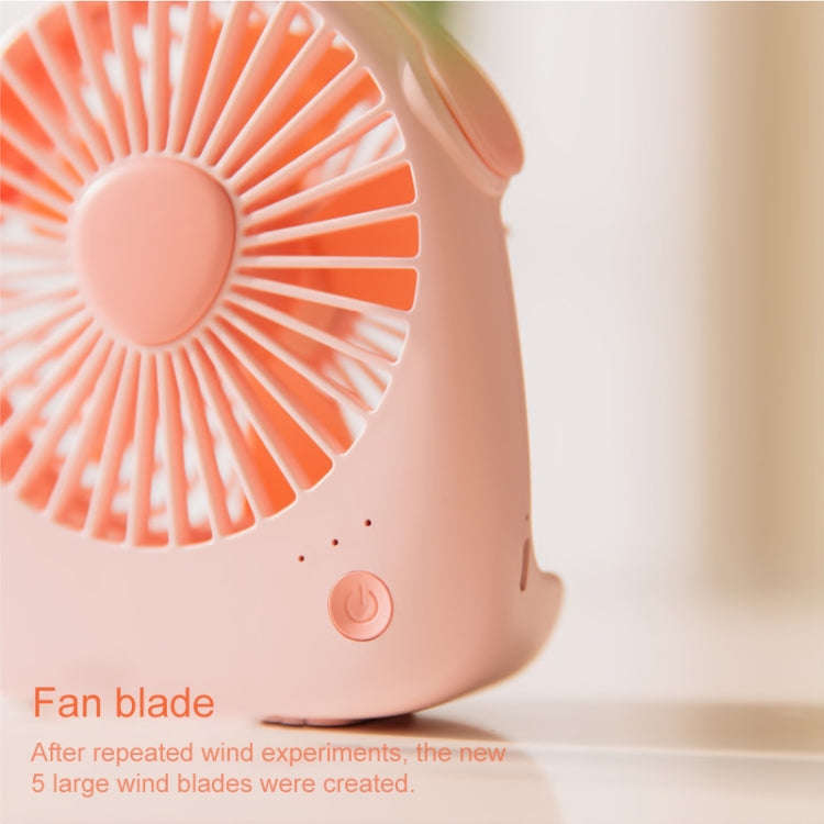 WT-F14 1200 mAh Deer Shape Mini Portable Fan with 3 Speed Control(Blue)