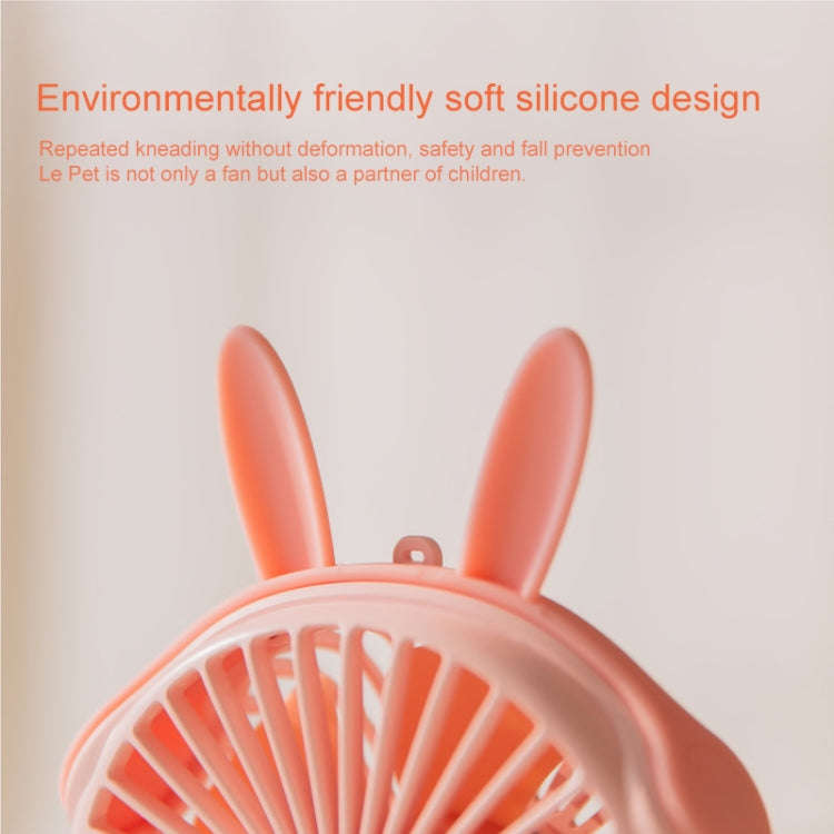 WT-F14 1200 mAh Deer Shape Mini Portable Fan with 3 Speed Control(Blue)