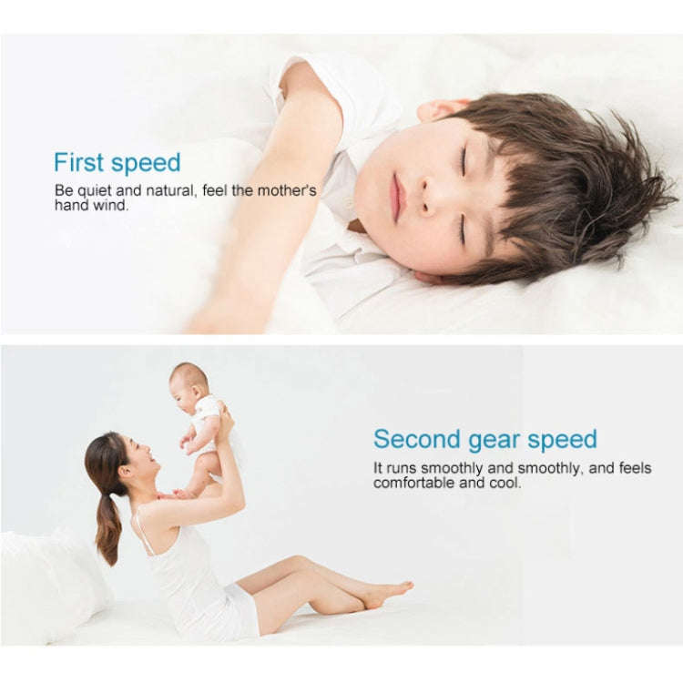 Tower Type USB Electric Fan Leafless Air-conditioning Fan(White)