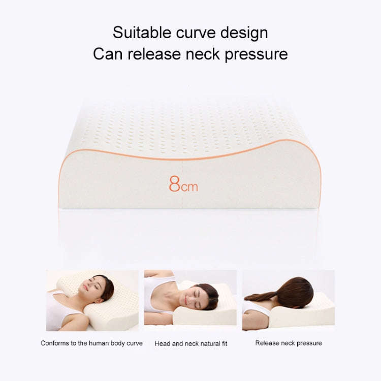 Original Xiaomi Youpin 8H Z2 Natural Latex Pillow Soft Breathable Spine Protection Massage Care P...