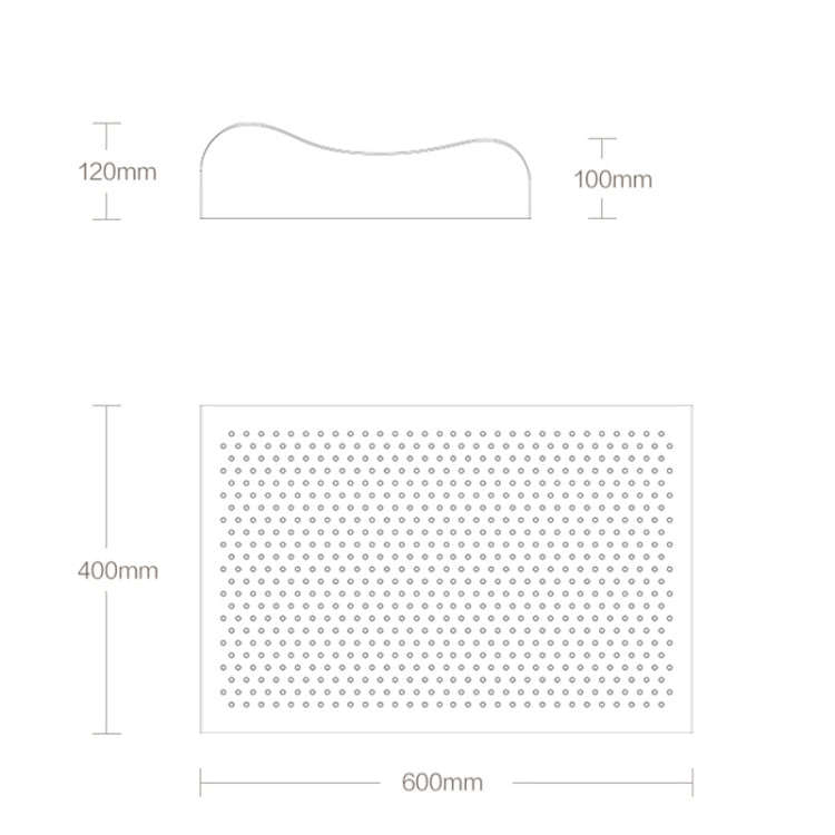 Original Xiaomi Youpin 8H Z2 Natural Latex Pillow Soft Breathable Spine Protection Massage Care P...