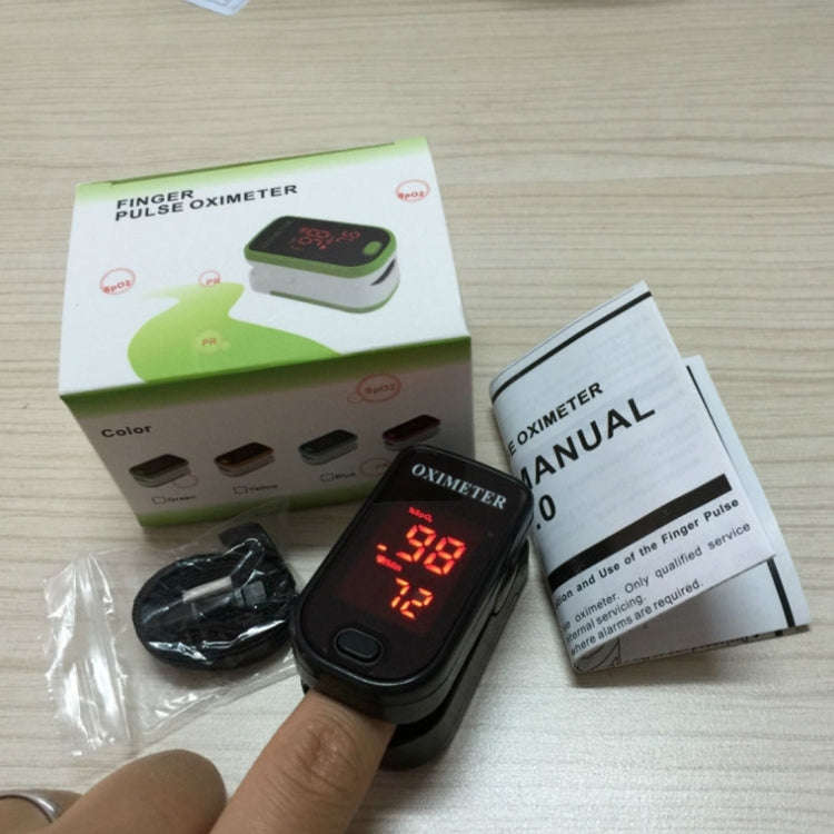 Finger Pulse Oximete LED HD Display Portable Oximeter Equipment Blood Oxygen Monitor Pulse Oximet...
