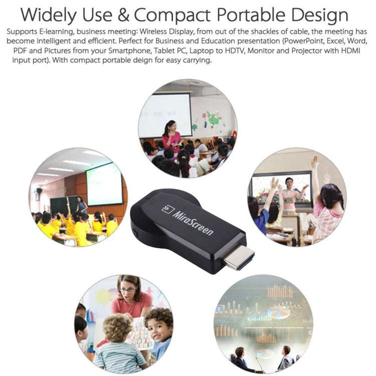 MiraScreen WiFi Display Dongle / Miracast Airplay DLNA Display Receiver Dongle Wireless Mirroring...