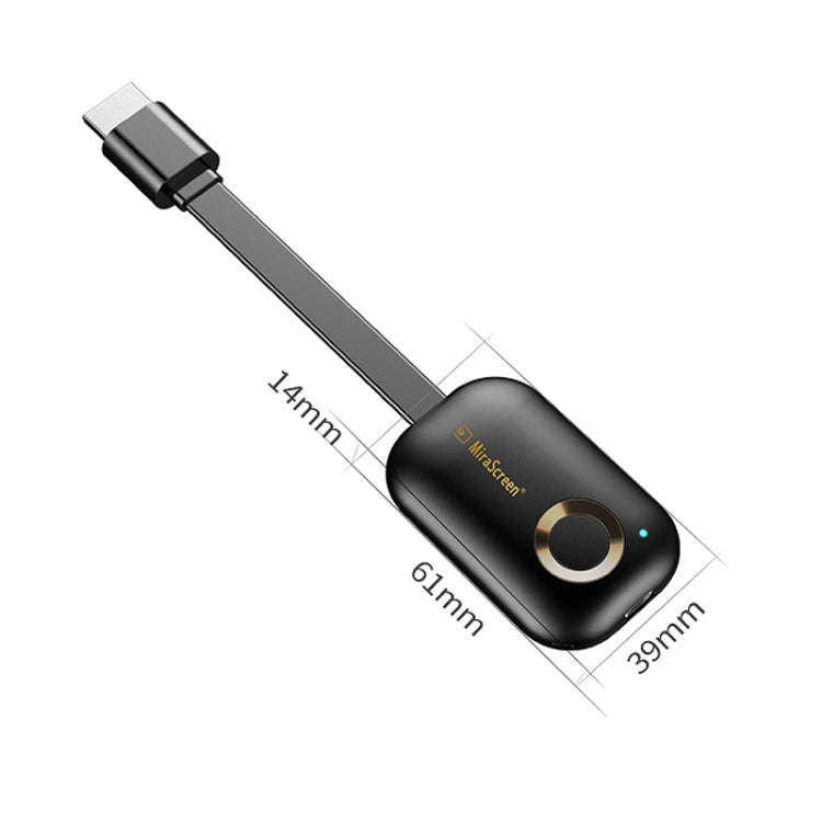 MiraScreen G9 Wireless Display Dongle 2.4G WiFi Dual Core 4K HDMI TV Stick for Windows & Android ...