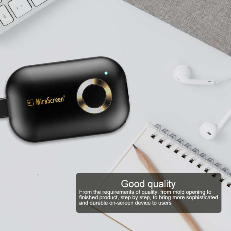 MiraScreen G9 Wireless Display Dongle 2.4G WiFi Dual Core 4K HDMI TV Stick for Windows & Android ...