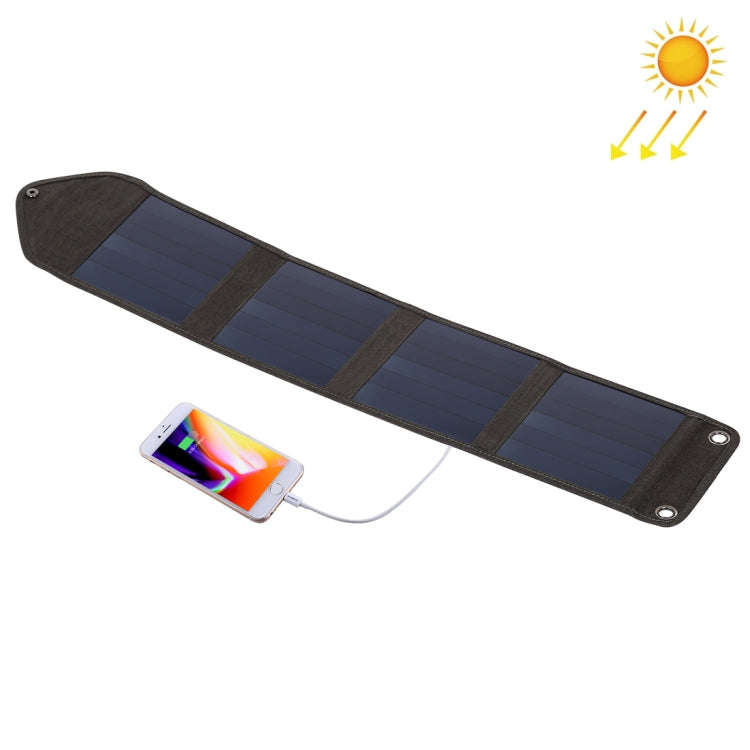 HAWEEL 14W 5V 2.4A Portable Foldable Solar Charger Outdoor Travel Rechargeable Folding Bag with 4...