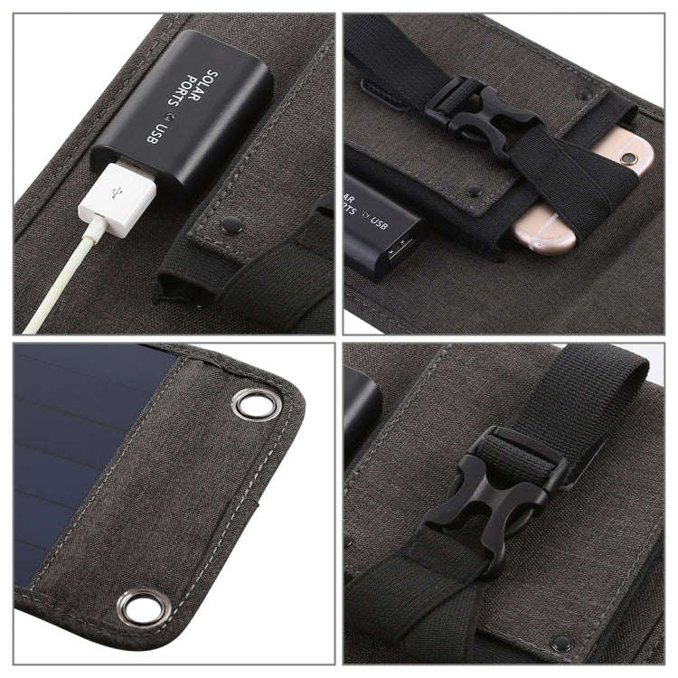 HAWEEL 14W 5V 2.4A Portable Foldable Solar Charger Outdoor Travel Rechargeable Folding Bag with 4...