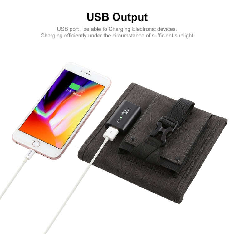 HAWEEL 14W 5V 2.4A Portable Foldable Solar Charger Outdoor Travel Rechargeable Folding Bag with 4...