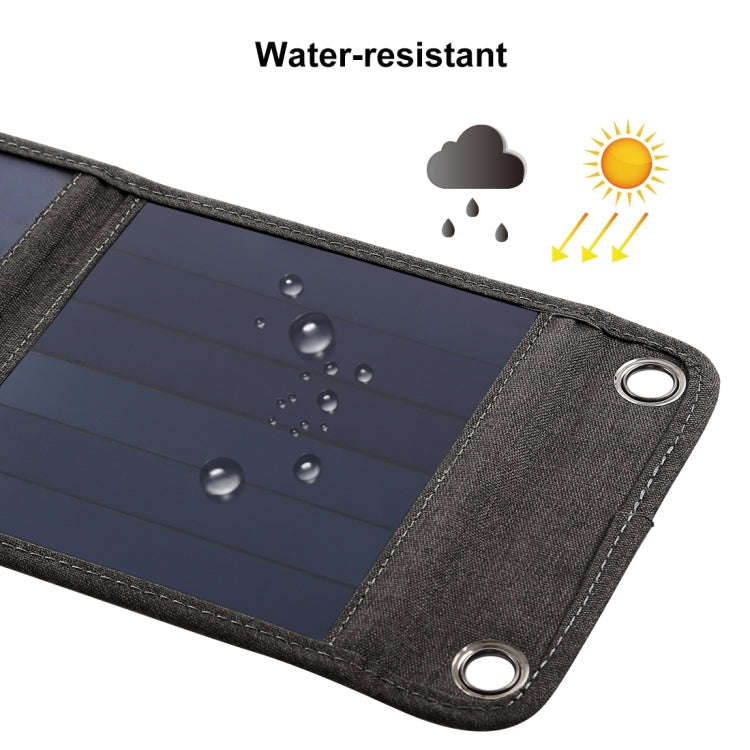 HAWEEL 14W 5V 2.4A Portable Foldable Solar Charger Outdoor Travel Rechargeable Folding Bag with 4...
