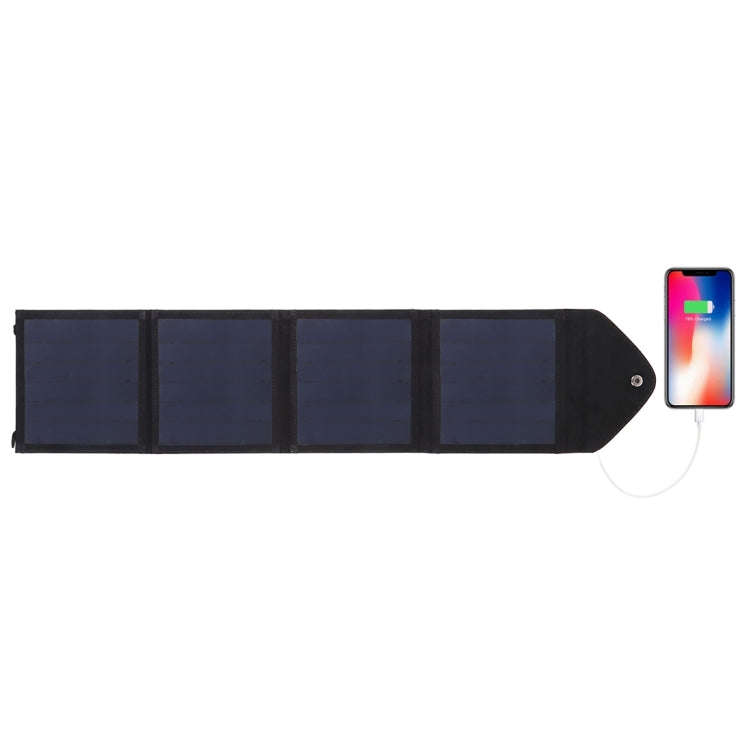 HAWEEL 14W Ultrathin Foldable Solar Panel Charger with 5V / 2.2A USB Port, Support QC3.0 and AFC(...