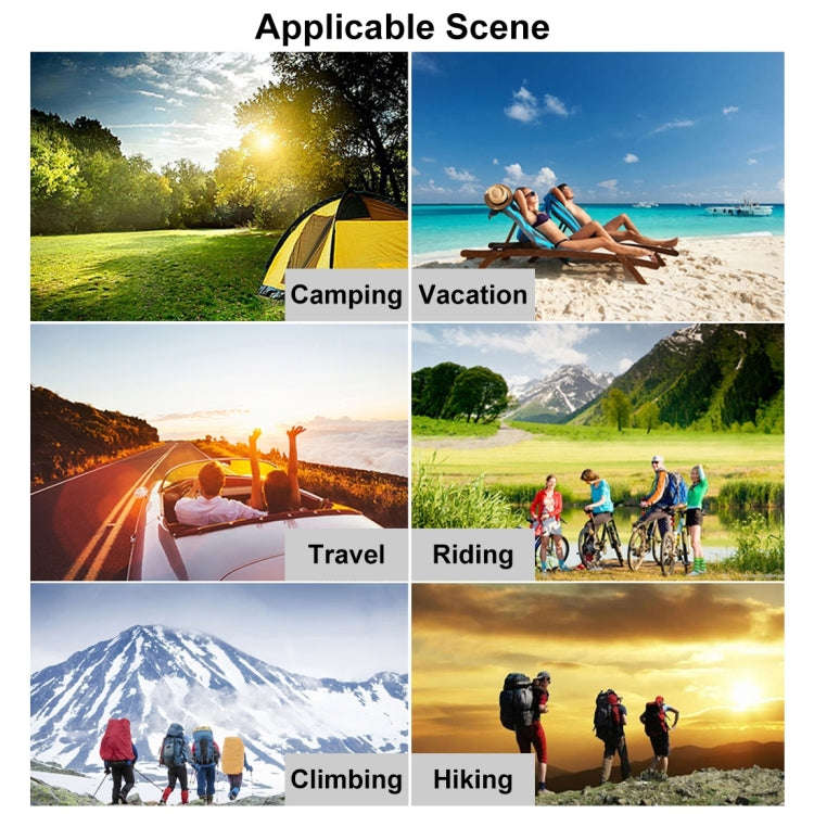 HAWEEL 14W Ultrathin Foldable Solar Panel Charger with 5V / 2.2A USB Port, Support QC3.0 and AFC(...
