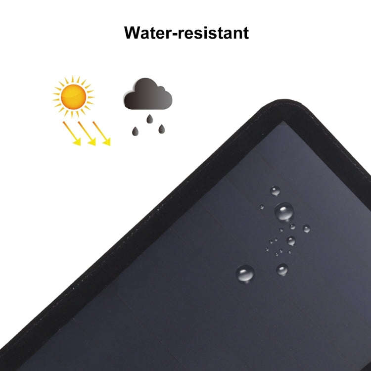 HAWEEL 21W Ultrathin 3-Fold Foldable 5V / 3A Solar Panel Charger with Dual USB Ports, Support QC3...