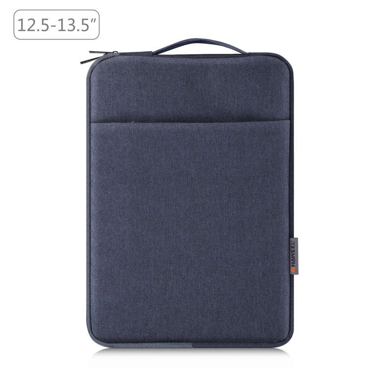 HAWEEL Laptop Sleeve Case Zipper Briefcase Bag with Handle for 12.5-13.5 inch Laptop(Gray Blue)