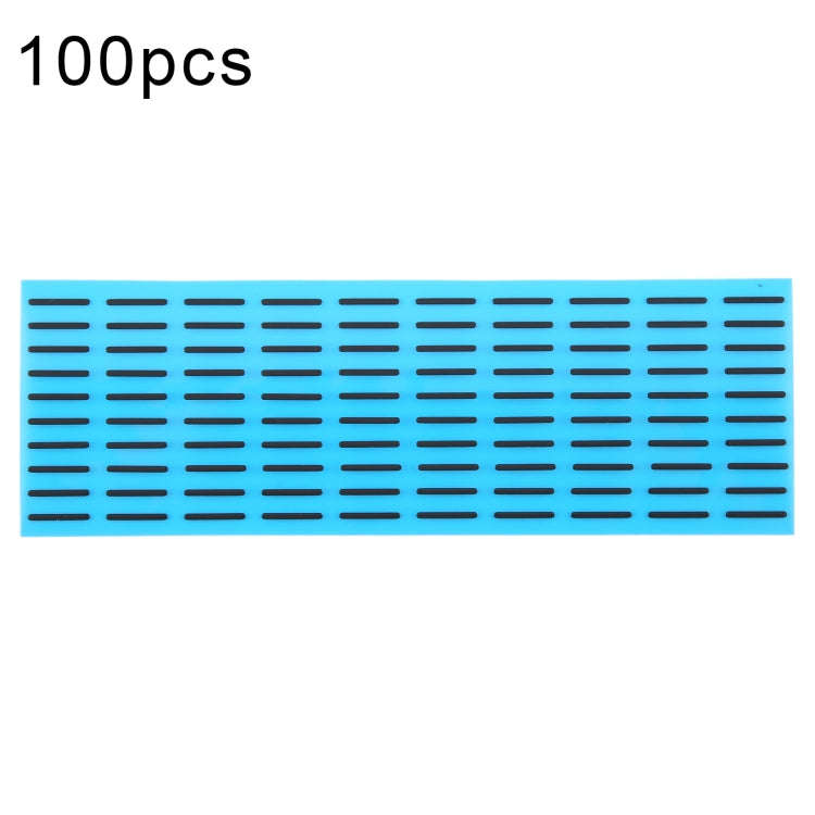 For iPhone 15 Pro 100pcs/set LCD Bottom Black Adhesive Sticker(02)