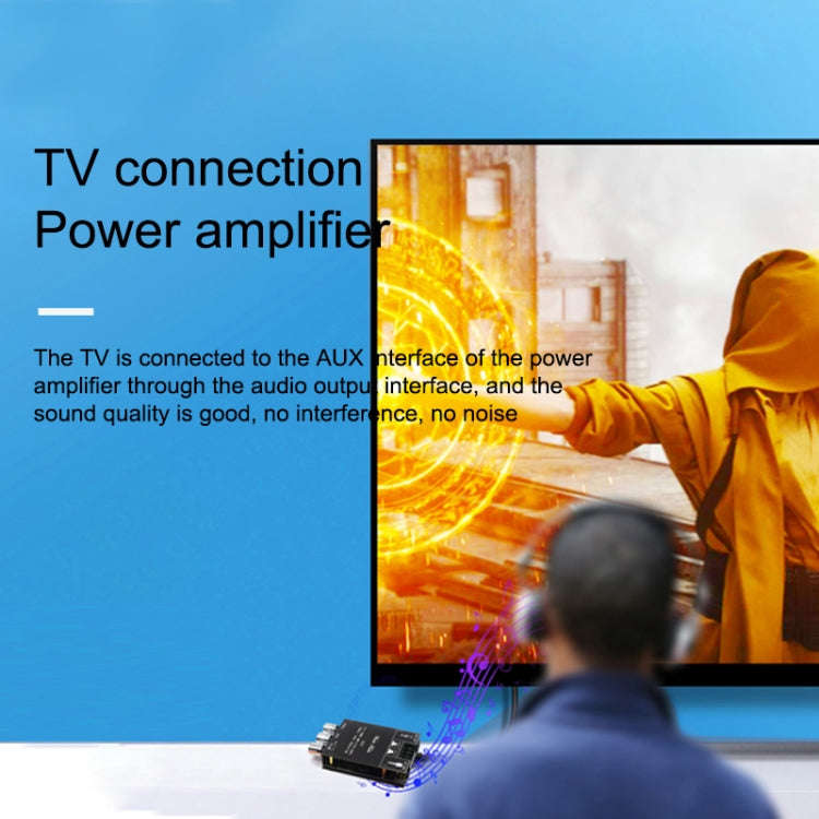 ZK-502T Bluetooth 5.0 50W x 2 Wireless TPA3116D2 Stereo HiFi Class D Amplifier Board Stereo Audio...
