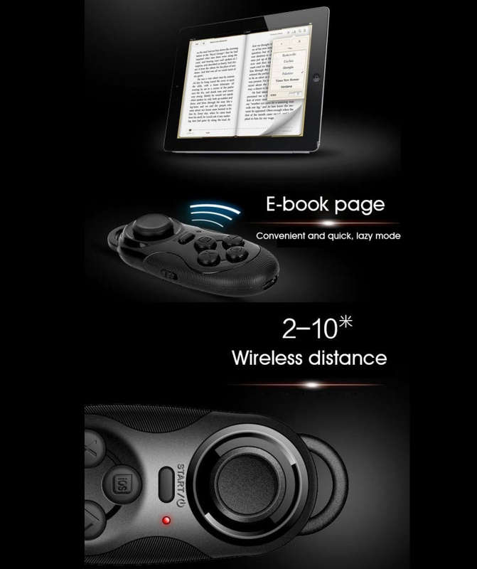Wireless Bluetooth Remote Controller / Mini Gamepad Controller / Selfie Shutter / Music Player Co...