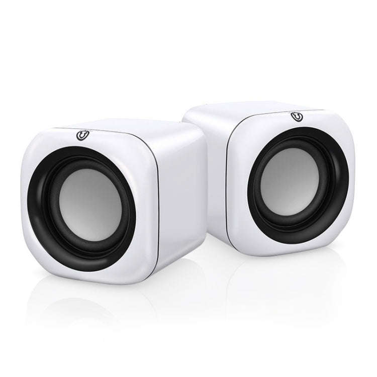 A1 Upgraded Version USB Wire-controlled 4D Stereo Sound Mini Wired Speaker, Cable Length: 1.3m(Wh...