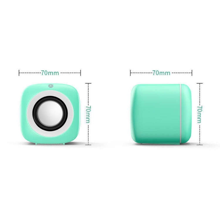 A1 USB Wire-controlled 9D Subwoofer Sound Mini Wired Speaker, Premium Version(Black)
