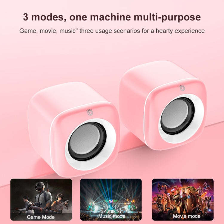 A1 USB Wire-controlled 9D Subwoofer Sound Mini Wired Speaker, Premium Version(Black)