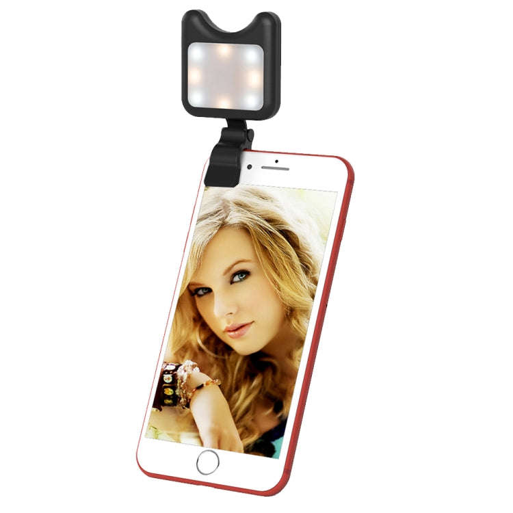 APEXEL APL-FL01 Universal Phone Camera Lens Selfie LED Fill Light with Clip, For iPhone, Samsung,...