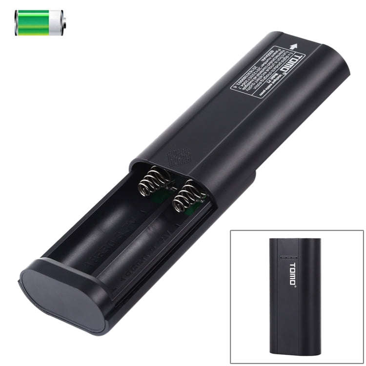 TOMO P2 USB Smart 2 Battery Charger with  Indicator Light for 18650 Li-ion Battery(Black)