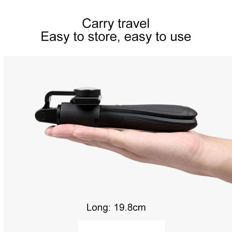 Mai Appearance K06 Multi-function Live Broadcast Mobile Bluetooth Self-timer Pole Tripod (Black)