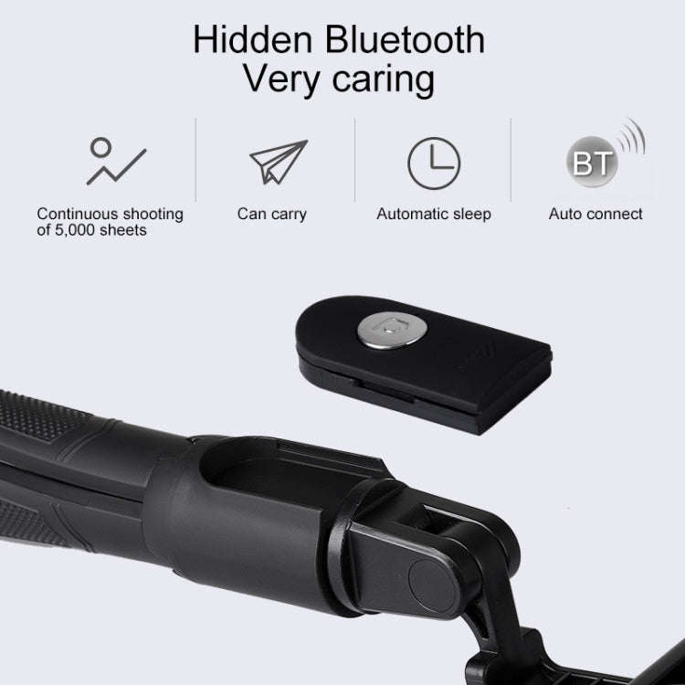 Mai Appearance K06 Multi-function Live Broadcast Mobile Bluetooth Self-timer Pole Tripod (Black)