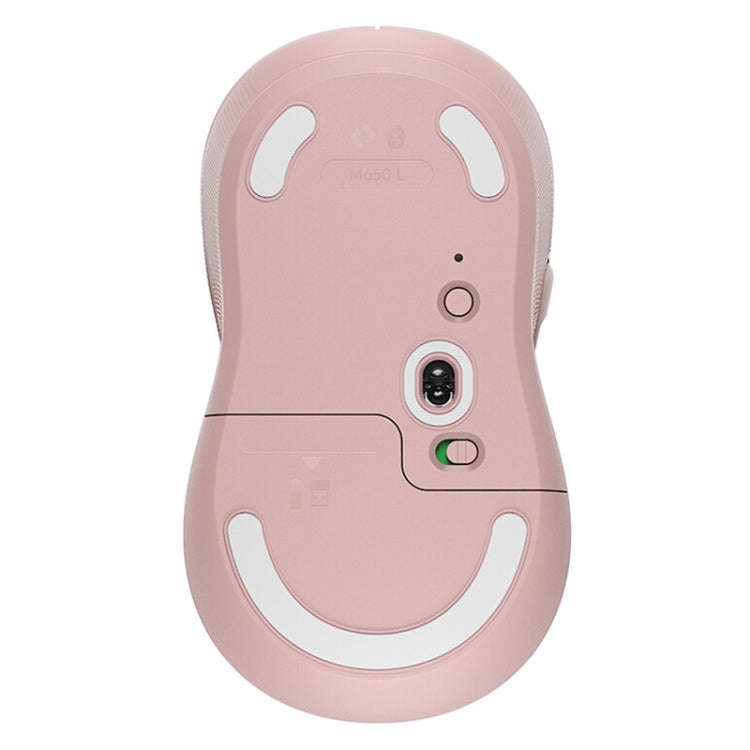 Logitech M650 5-keys 2000 DPI Wireless Bluetooth Silent Mouse (Pink)