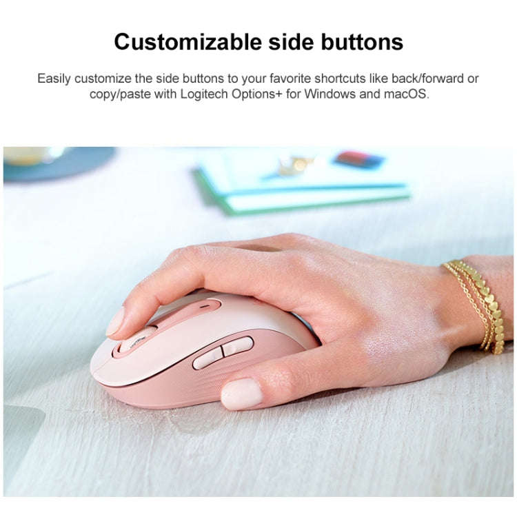Logitech M650 5-keys 2000 DPI Wireless Bluetooth Silent Mouse (Black)