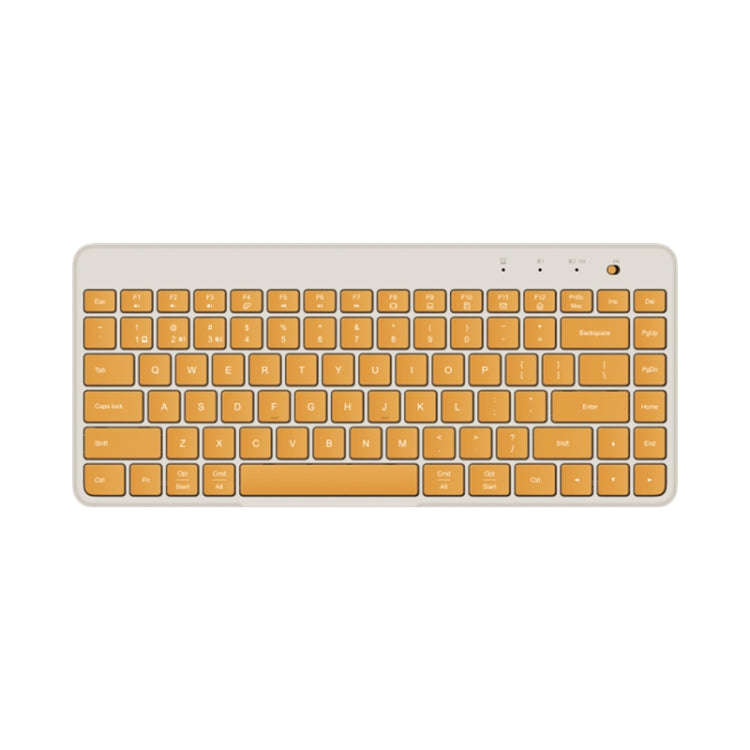 Original Xiaomi XMBXJP01YM 85 Keys Portable Dual-mode Keyboard (Beige White)