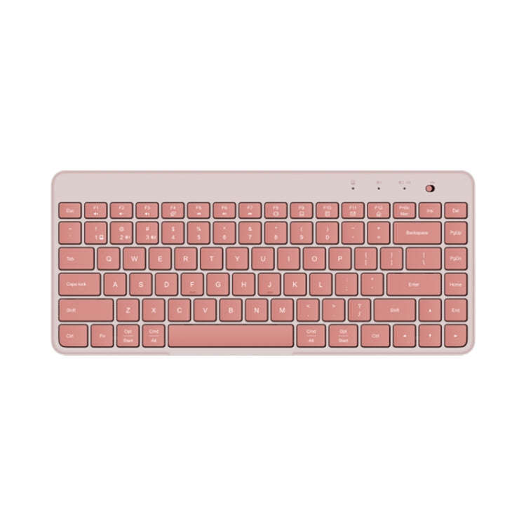 Original Xiaomi XMBXJP01YM 85 Keys Portable Dual-mode Keyboard (Pink)