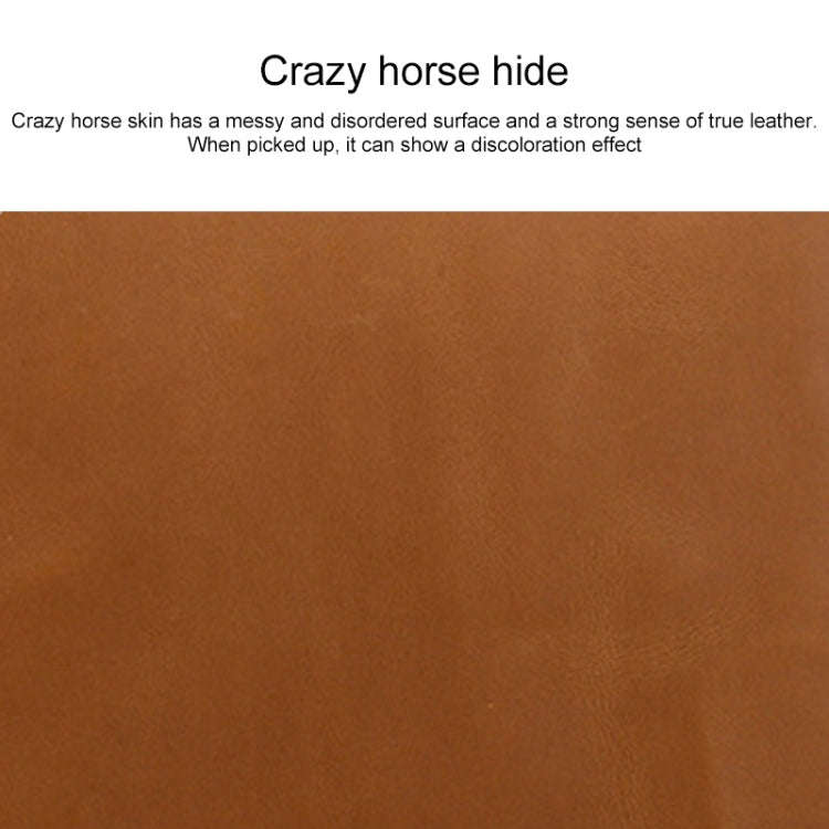 Universal Genuine Leather Business Zipper Laptop Tablet Bag For 15 inch and Below(Coffee)