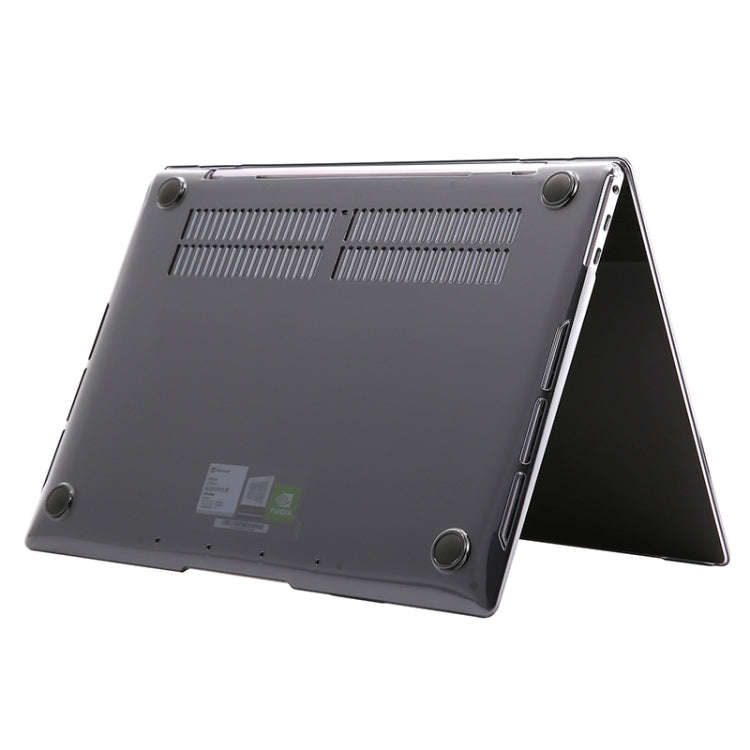 For Huawei MateBook X Pro 2022 Shockproof Crystal Laptop Protective Case (Black)