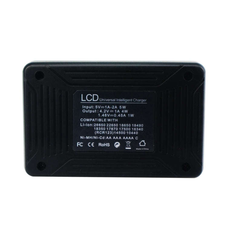 YS-1 Universal 18650 26650 Battery Charger with Micro USB Output for IMR/Li-ion Ni-MH/Ni-Cd 26650...