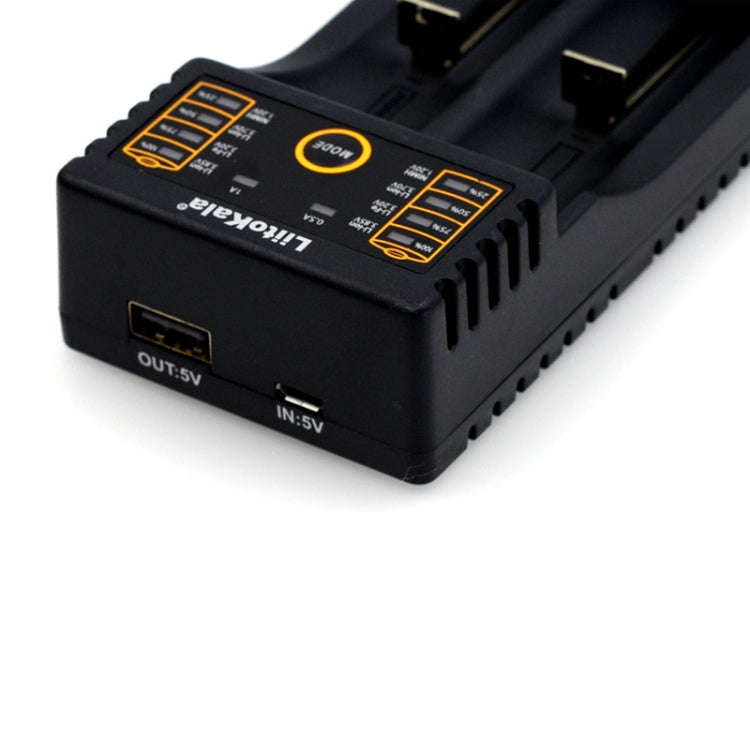 LiitoKala lii-202 USB Output Intelligent Battery Charger for Li-ion IMR 18650, 18490, 18350, 1767...