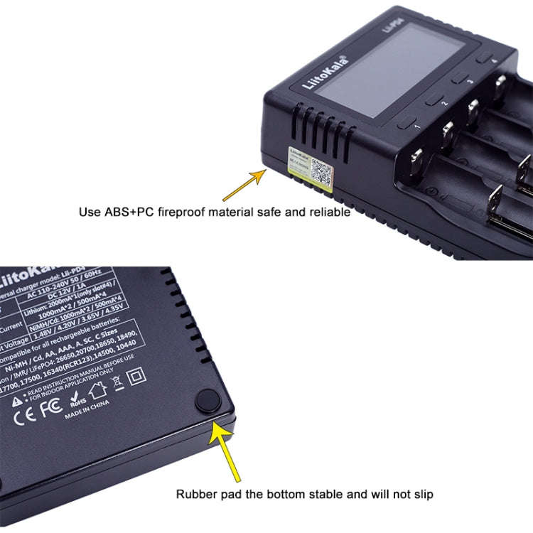 LiitoKala Lii-PD4 Nickel-hydrogen Battery Charger for Li-ion / IMR LiFePO4 266502170020700,...