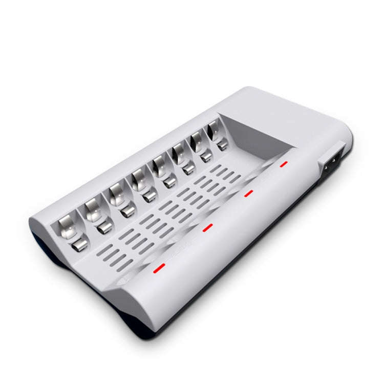 100-240V 8 Slot Battery Charger for AA & AAA Battery, EU Plug