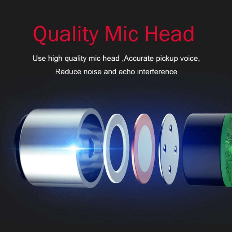 BK Desktop Gooseneck Adjustable USB Wired Audio Microphone, Built-in Sound Card, Compatible with ...