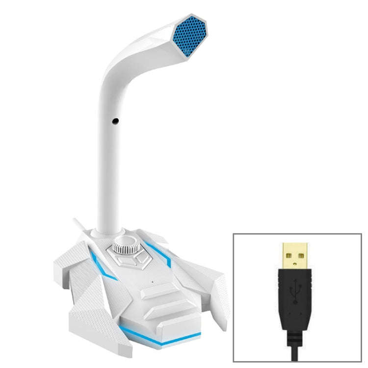 GK Desktop Omnidirectional USB Wired Dual Mic Condenser Microphone, Built-in Sound Card, Compatib...